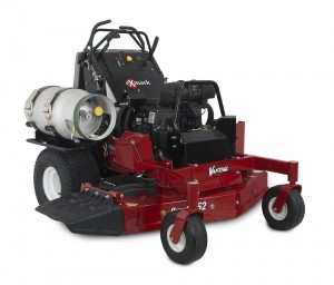 The Vantage S-Series Propane joins Exmark's existing EFI propane Lazer Z and Turf Tracer models. 